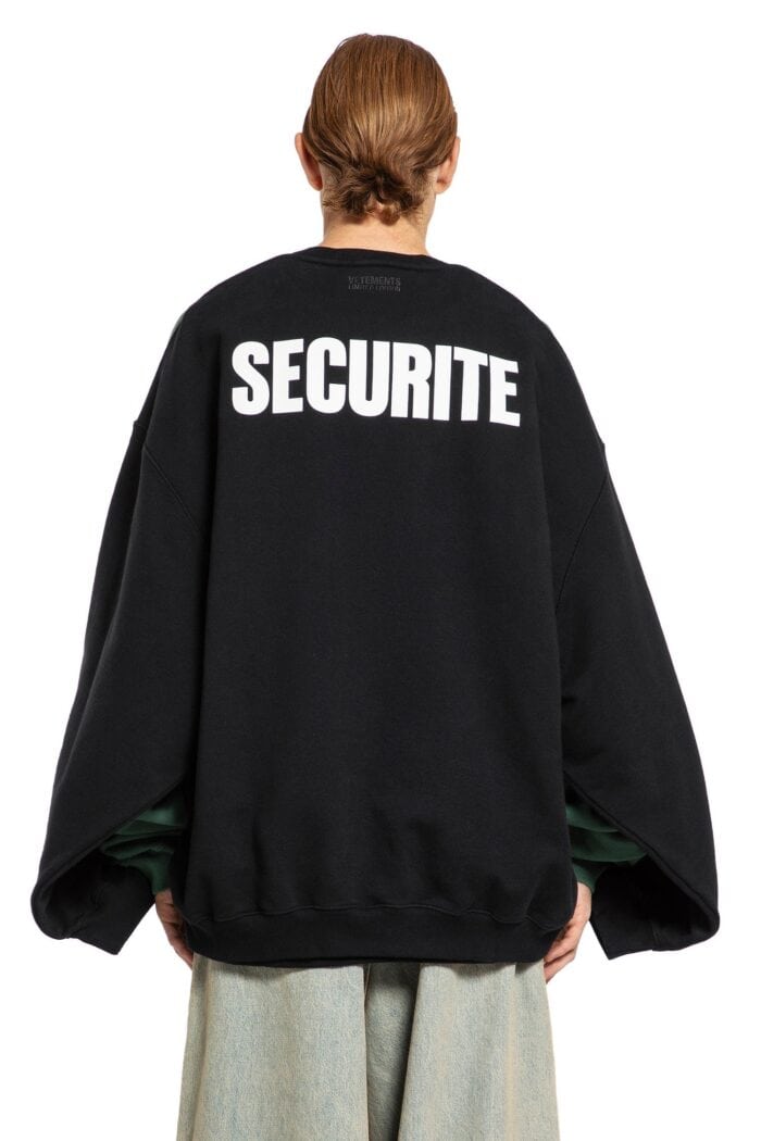 VETEMENTS Polizei Double Sweatshirt