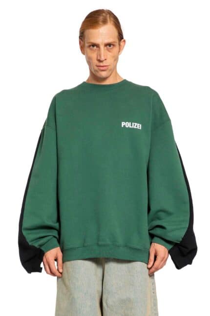 VETEMENTS Polizei Double Sweatshirt