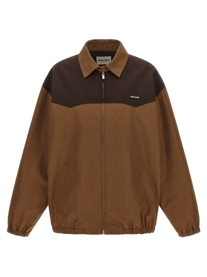 miu miu vichy blouson Miu Miu Vichy Blouson