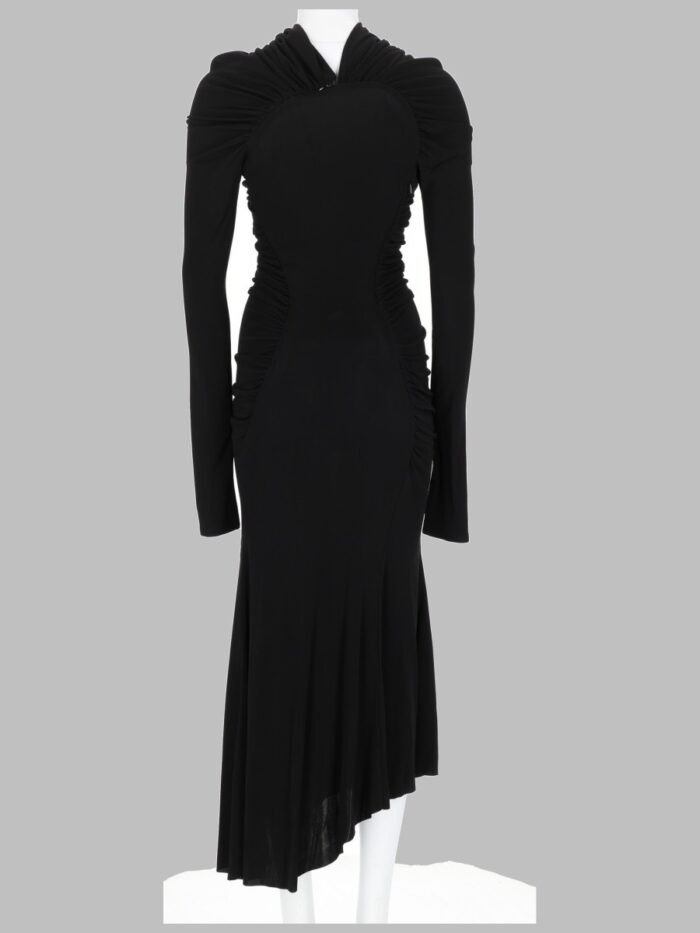 Victoria Beckham ABITO MIDI A COLLO ALTO