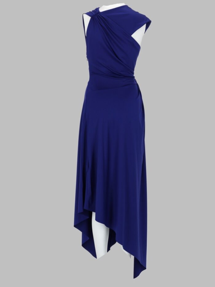 Victoria Beckham ABITO MIDI ASIMMETRICO