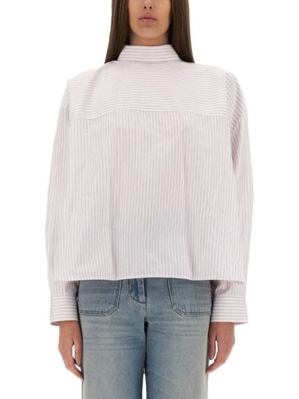 Victoria Beckham BLOUSE WITH KNOTTED COLLAR