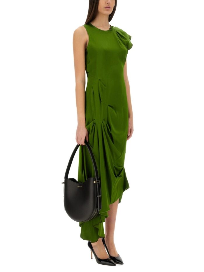 Victoria Beckham DRAPED MIDI DRESS
