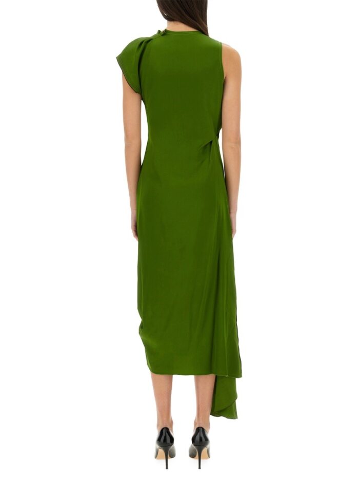 Victoria Beckham DRAPED MIDI DRESS