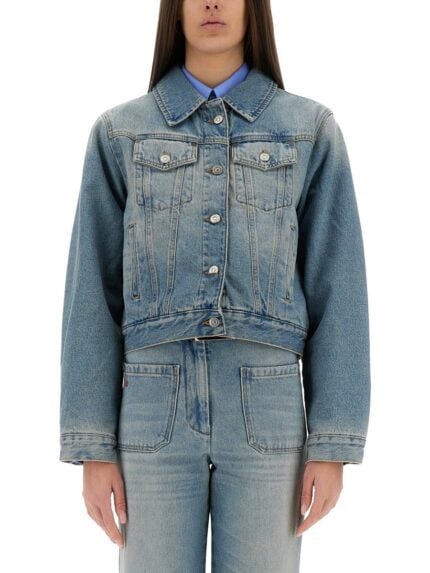 Victoria Beckham PADDED DENIM JACKET