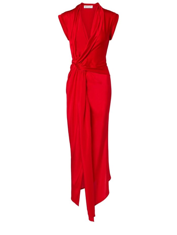 victoria beckham silk long dress Victoria Beckham SILK LONG DRESS