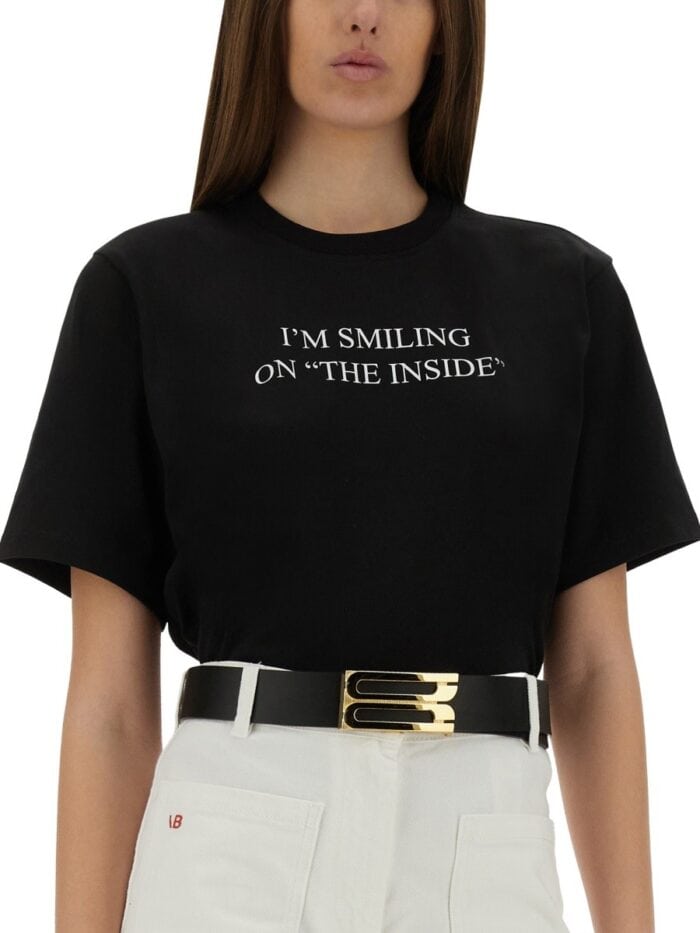 Victoria Beckham T-SHIRT CON STAMPA