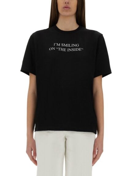 Victoria Beckham T-SHIRT CON STAMPA