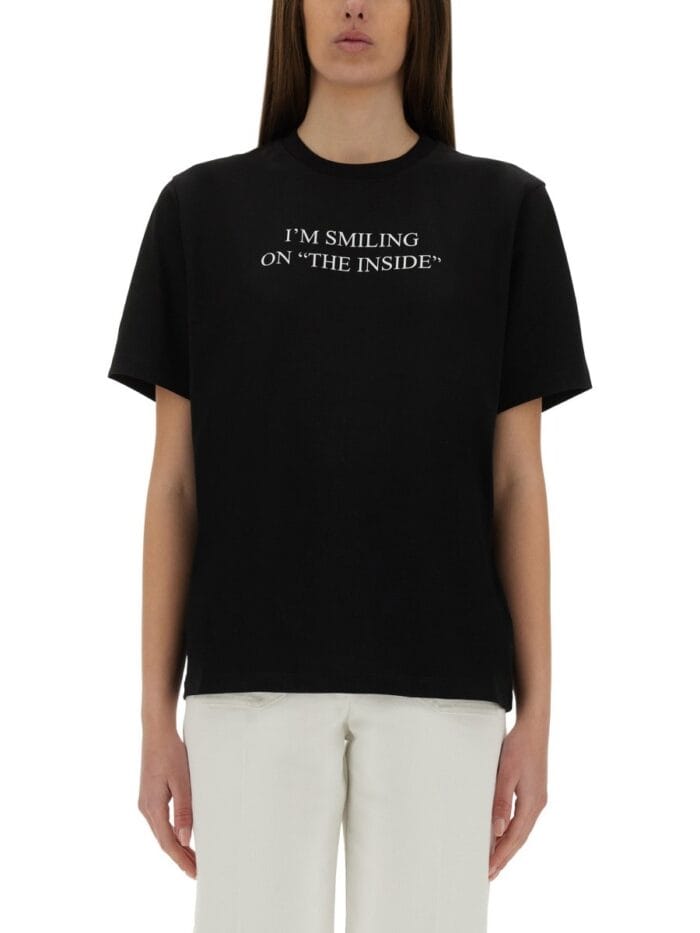 Victoria Beckham T-SHIRT CON STAMPA