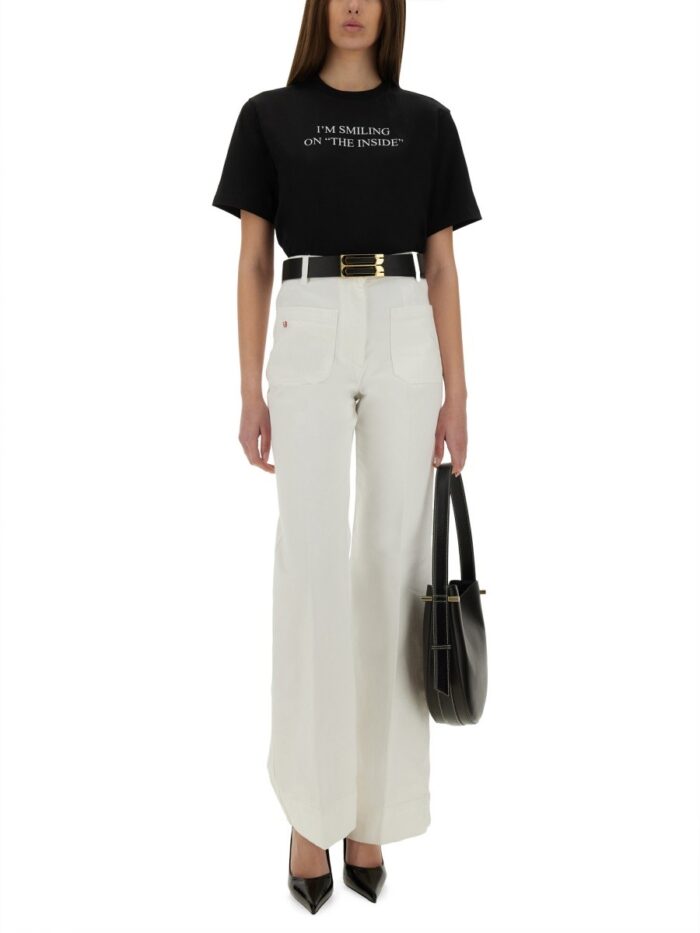 Victoria Beckham T-SHIRT CON STAMPA