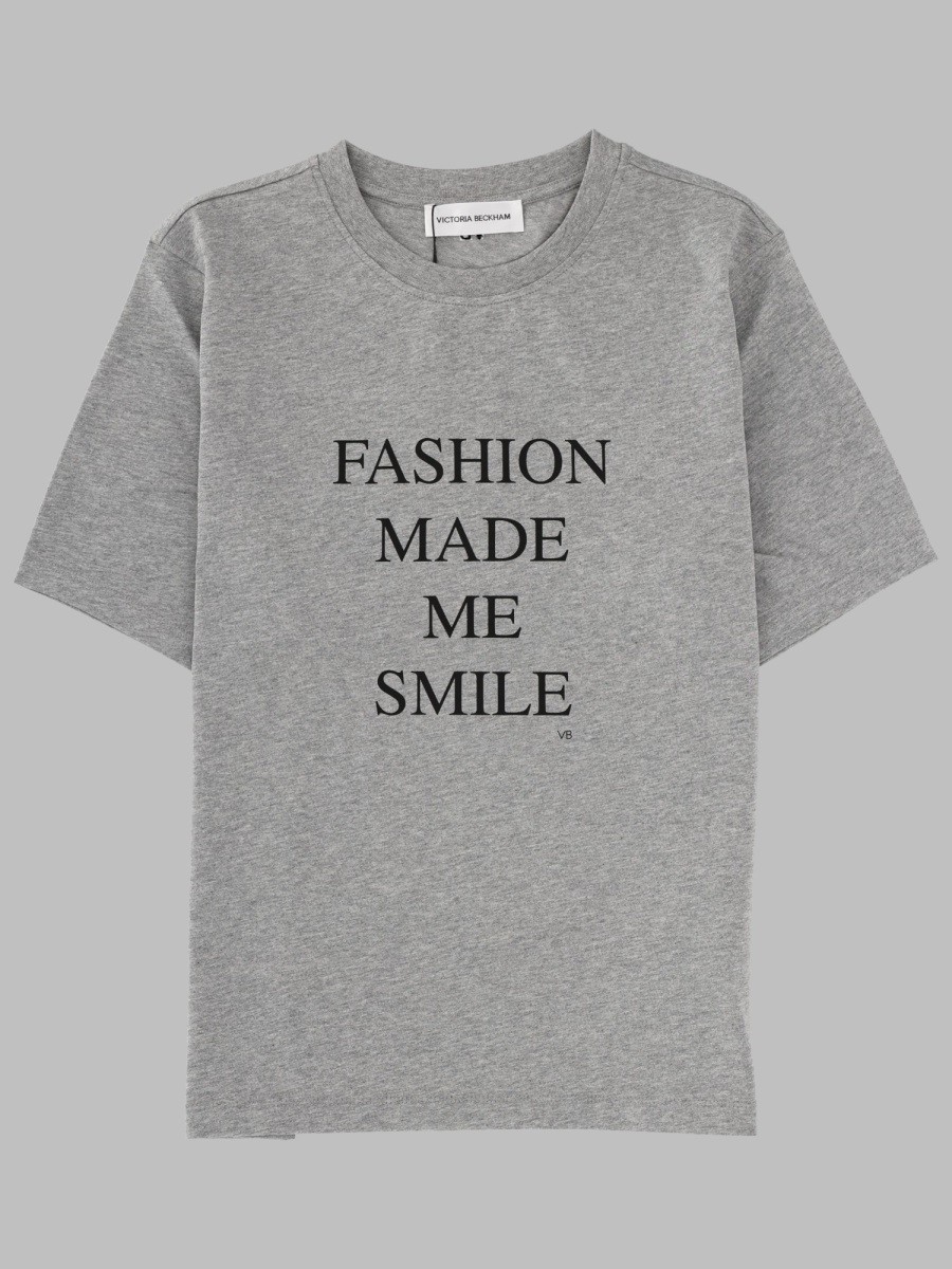Victoria Beckham T-SHIRT IN COTONE CON STAMPA