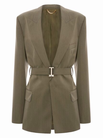 Victoria Beckham TAILORED BLAZER WITH BELT