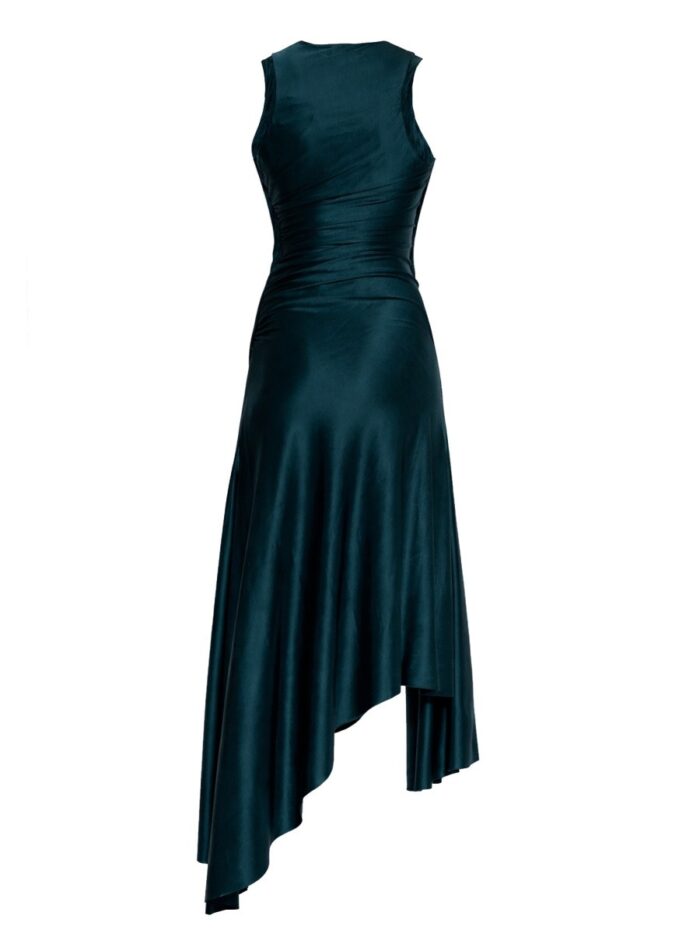 Victoria Beckham WOVEN AND DRAPED DRESS