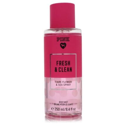 Victoria's Secret Pink Fresh & Clean Tiare & Sea By Victoria's Secret - Body Mist Spray 8.4 Oz