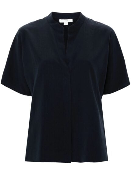 VINCE Band Collar Dolman S/s Shirt