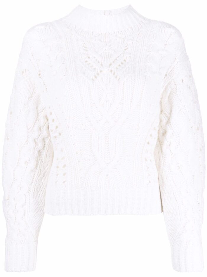 VINCE BAUBLE CABLE SWEATER