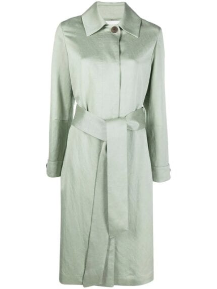 VINCE BELTED LONG COAT / B