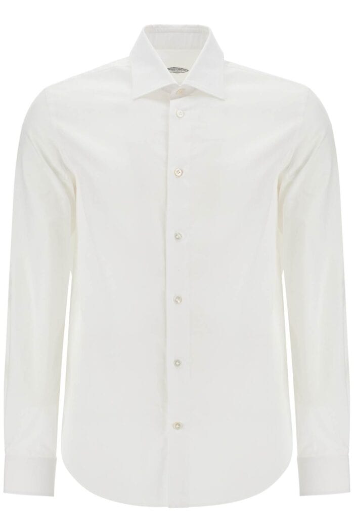 VINCENZO DI RUGGIERO Slim Fit Twill Shirt For Men