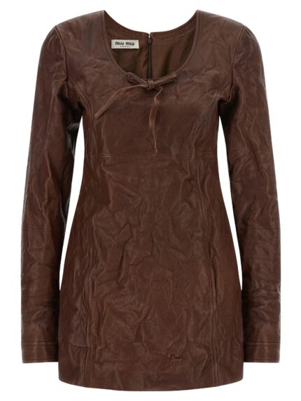 Miu Miu Vintage Leather Dress