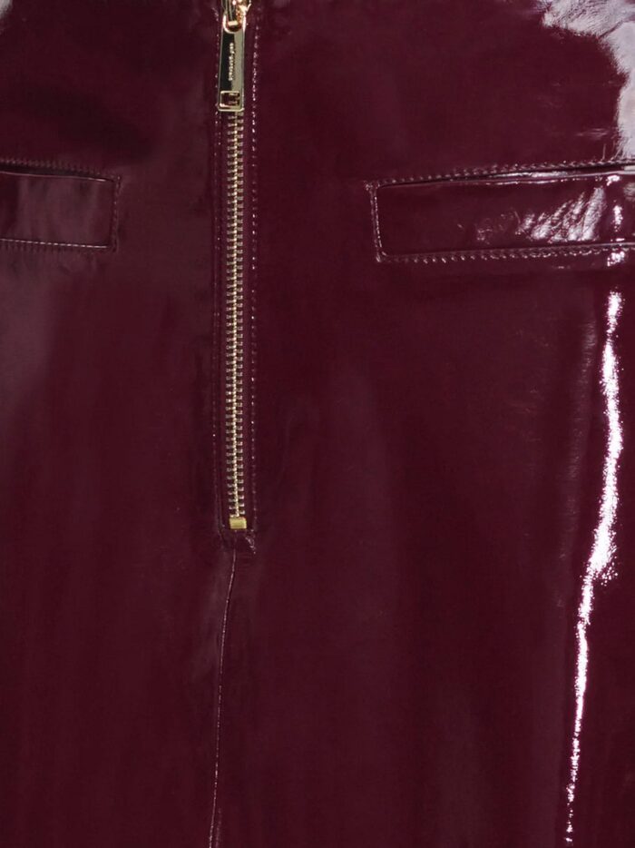 SELF PORTRAIT Vinyl Midi Skirt