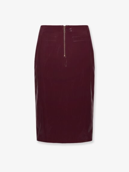 SELF PORTRAIT Vinyl Midi Skirt