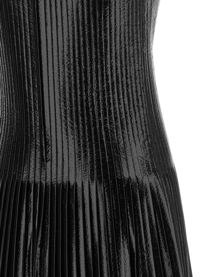 COURREGES Vinyl Pleated Dress