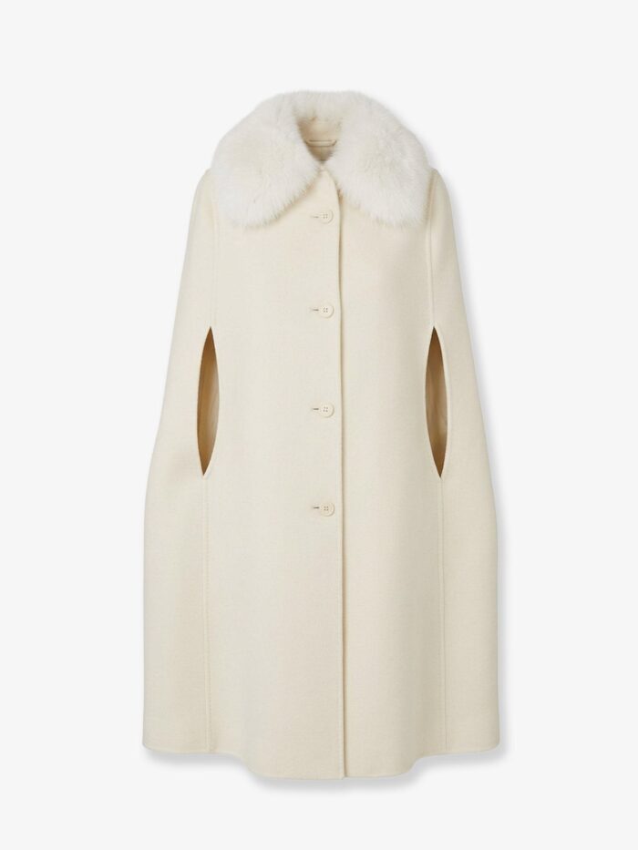 fendi virgin wool and angora cape Fendi Virgin Wool And Angora Cape