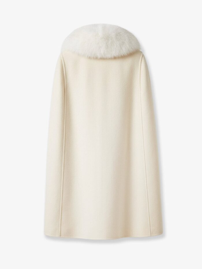 Fendi Virgin Wool And Angora Cape
