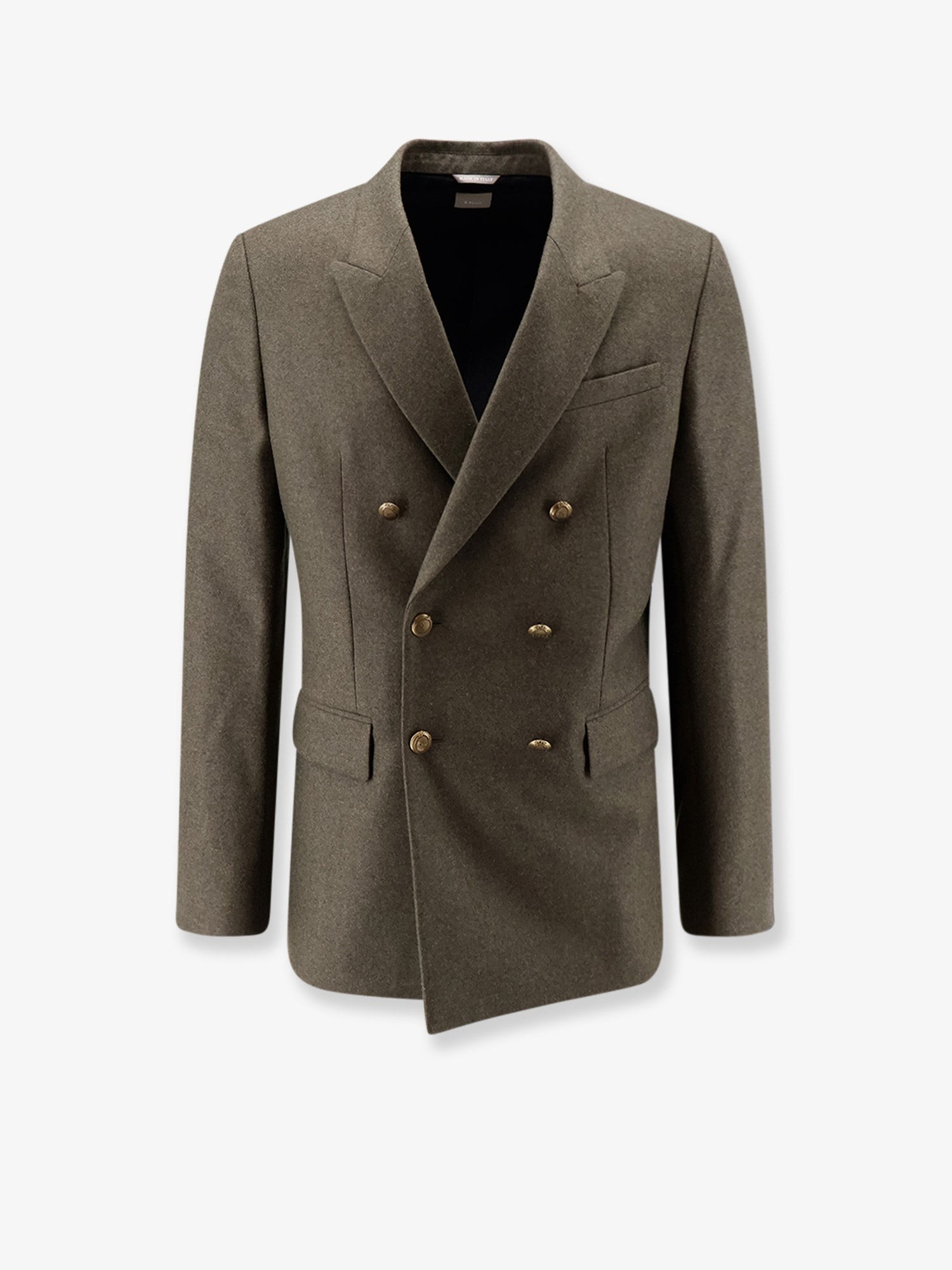 Dior Virgin Wool And Cashmere Flannel Double-breasted Blazer