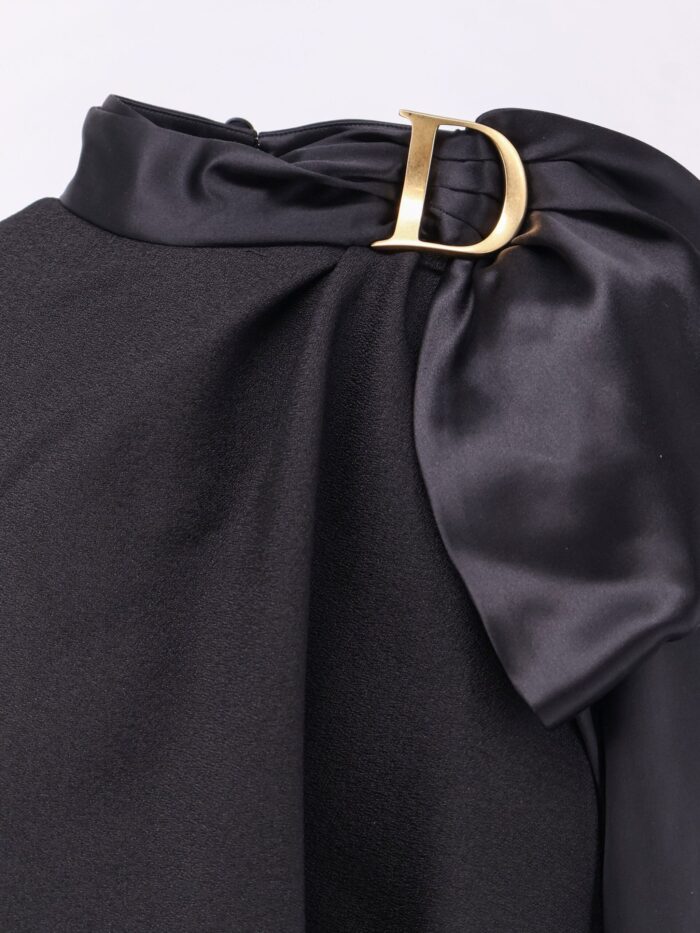 Dior Virgin Wool And Silk Crêpe Dress