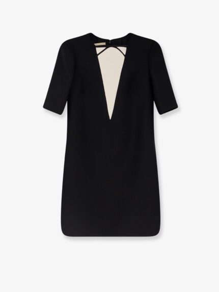 Valentino Garavani Virgin Wool And Silk Mini Dress