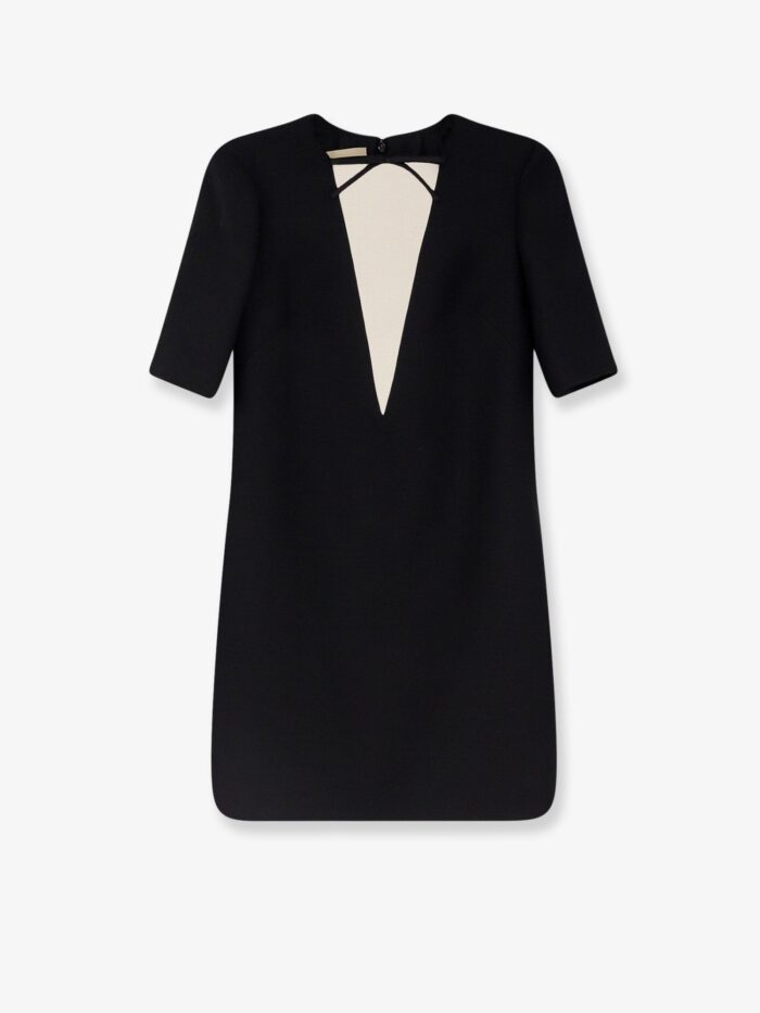 Valentino Garavani Virgin Wool And Silk Mini Dress