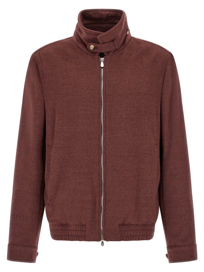 Brunello Cucinelli Virgin Wool Beaver Bomber Jacket