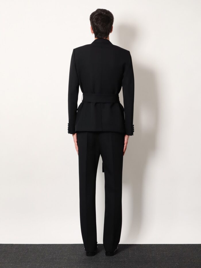 Valentino Garavani Virgin Wool Blazer With Belt