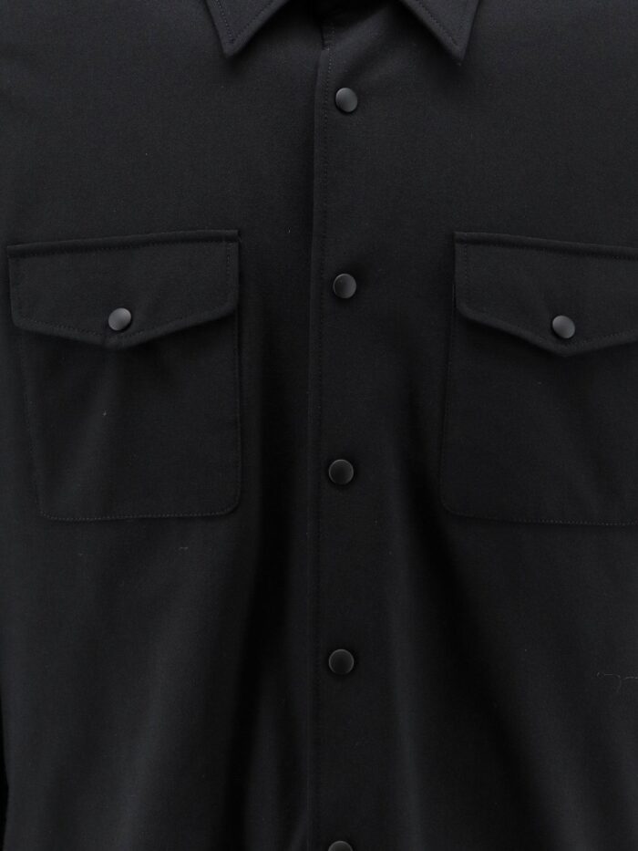 ASPESI Virgin Wool Blend Shirt/jacket With Thermal Insulation
