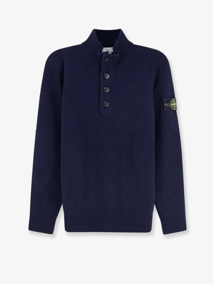 stone island virgin wool blend sweater Stone Island Virgin Wool Blend Sweater