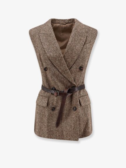 Brunello Cucinelli Virgin Wool Blend Vest
