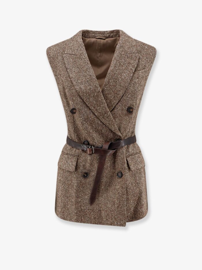 Brunello Cucinelli Virgin Wool Blend Vest