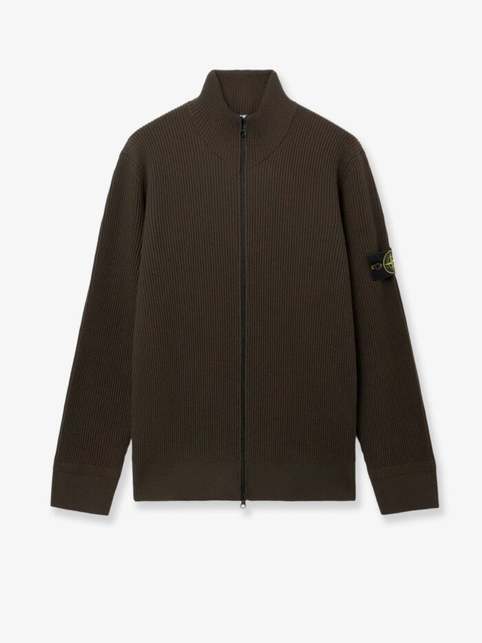Stone Island Virgin Wool Cardigan