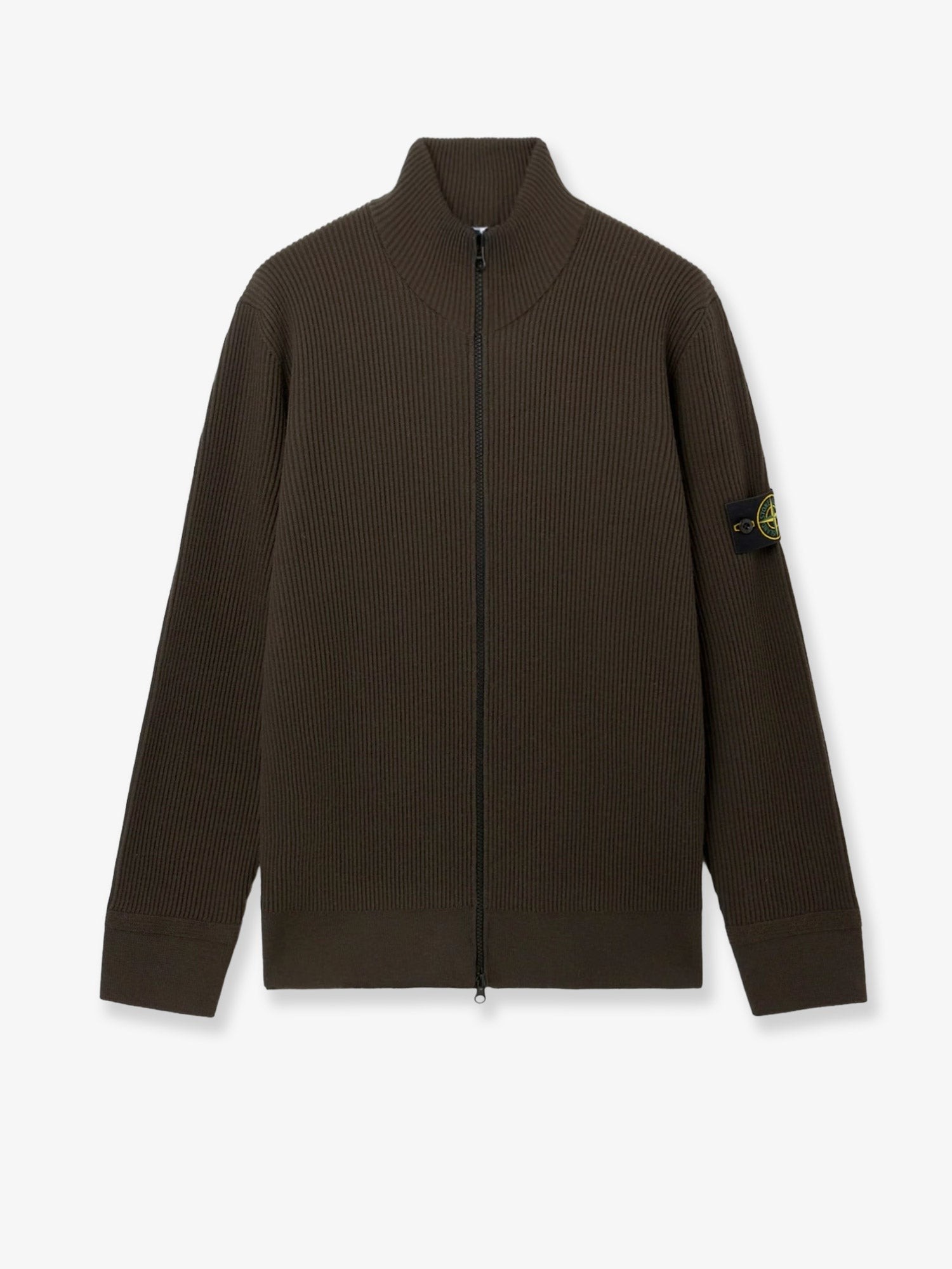 Stone Island Virgin Wool Cardigan