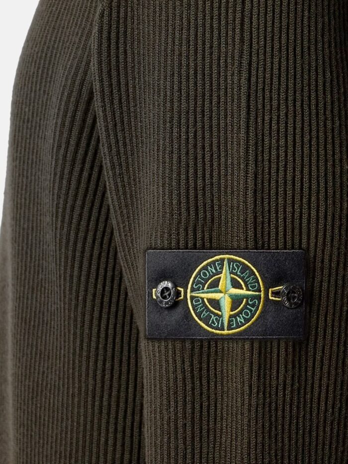 Stone Island Virgin Wool Cardigan