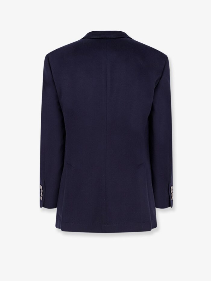 Brunello Cucinelli Virgin Wool Jacket With Internal Padded Vest