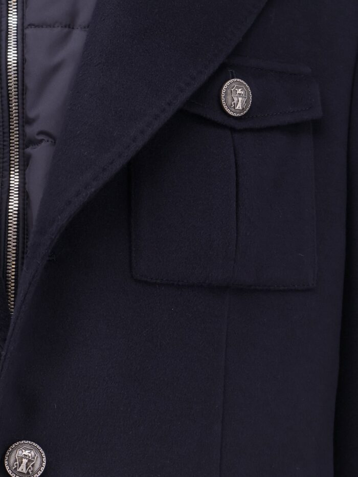 Brunello Cucinelli Virgin Wool Jacket With Internal Padded Vest