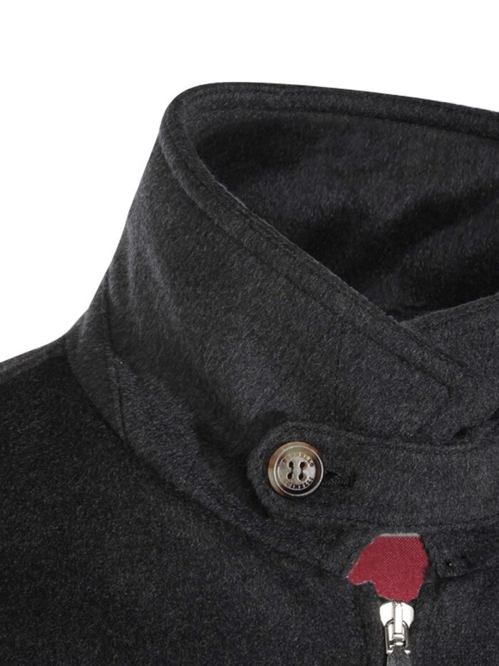 Brunello Cucinelli Virgin Wool Jacket With Zip