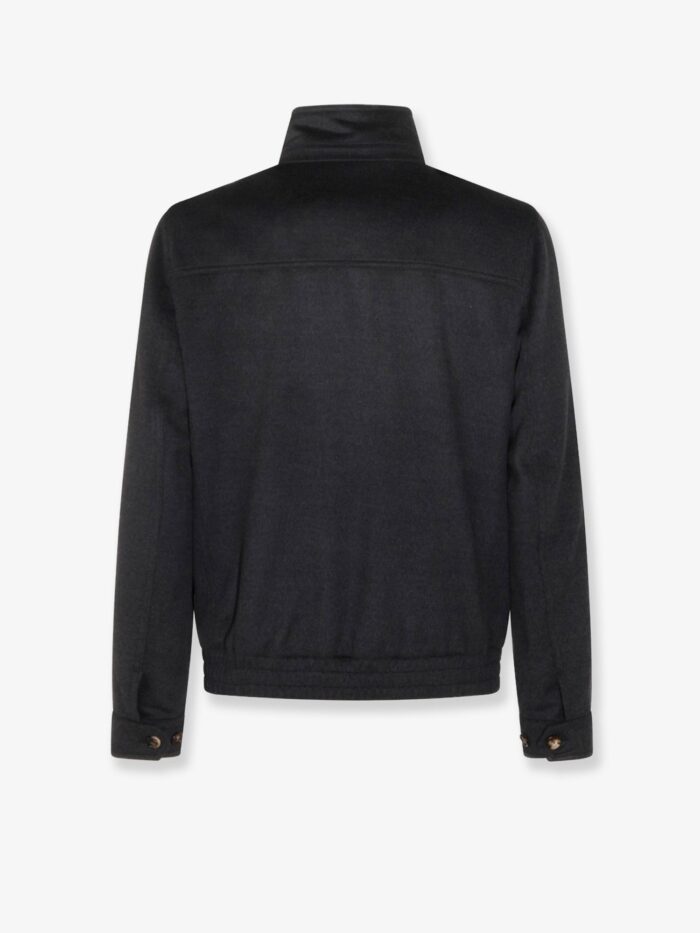 Brunello Cucinelli Virgin Wool Jacket With Zip