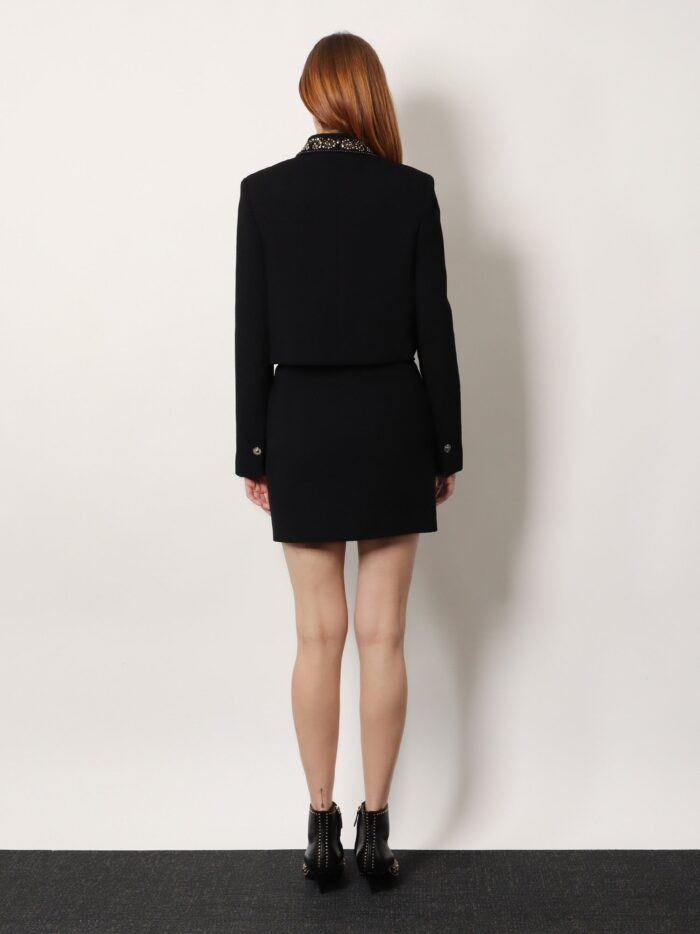 Versace Virgin Wool Mini Skirt