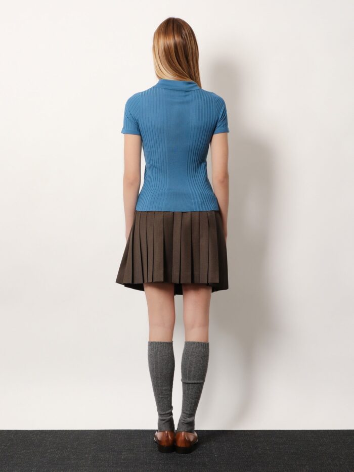 Miu Miu Virgin Wool Polo Shirt