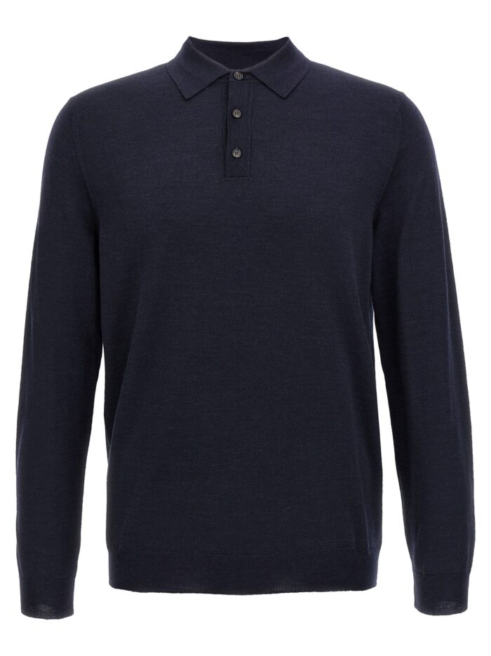 zanone virgin wool polo shirt Zanone Virgin Wool Polo Shirt