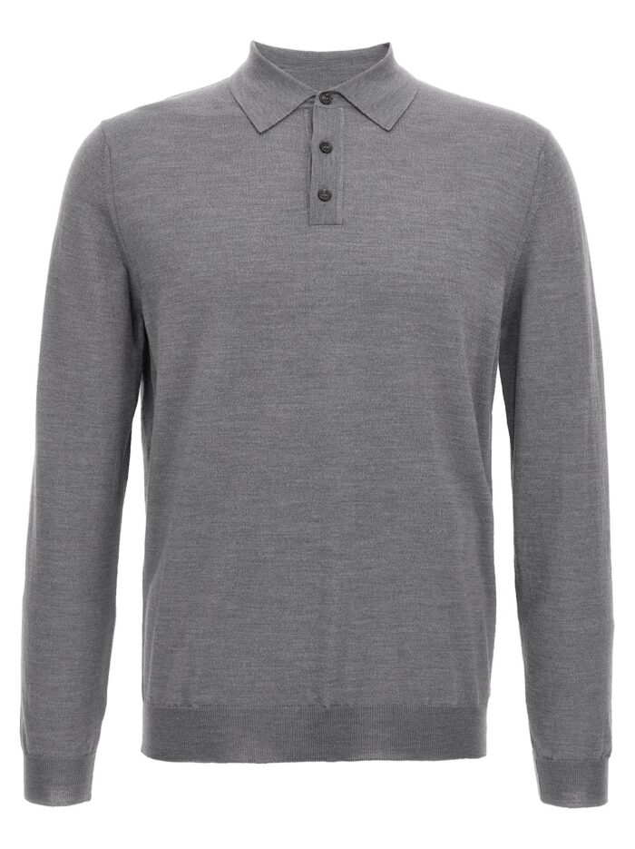 zanone virgin wool polo shirt Zanone Virgin Wool Polo Shirt