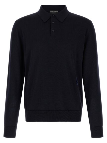 Dolce & Gabbana Virgin Wool Polo Shirt